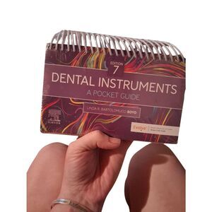 New sealed edition 7 dental instruments a pocket guide
